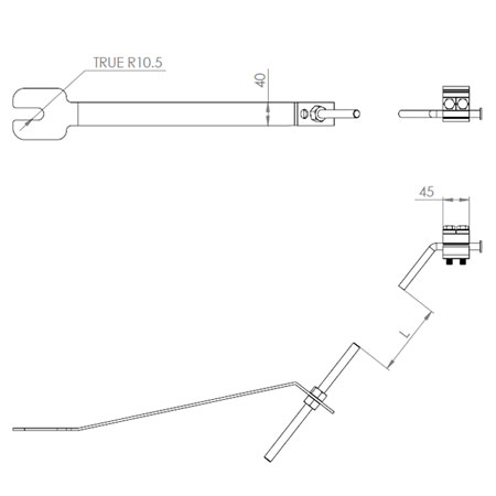 Power arc device For Pin insulators PAD AR 70.1