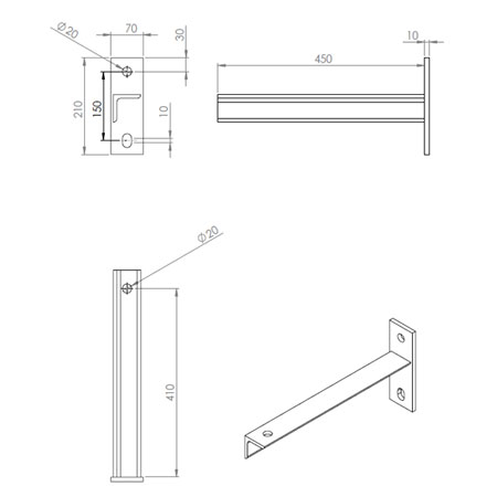 Insulator arm